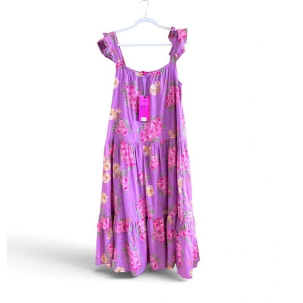 Betsey Johnson Floral Tiered Maxi dress